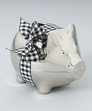 Silver Piggy Bank